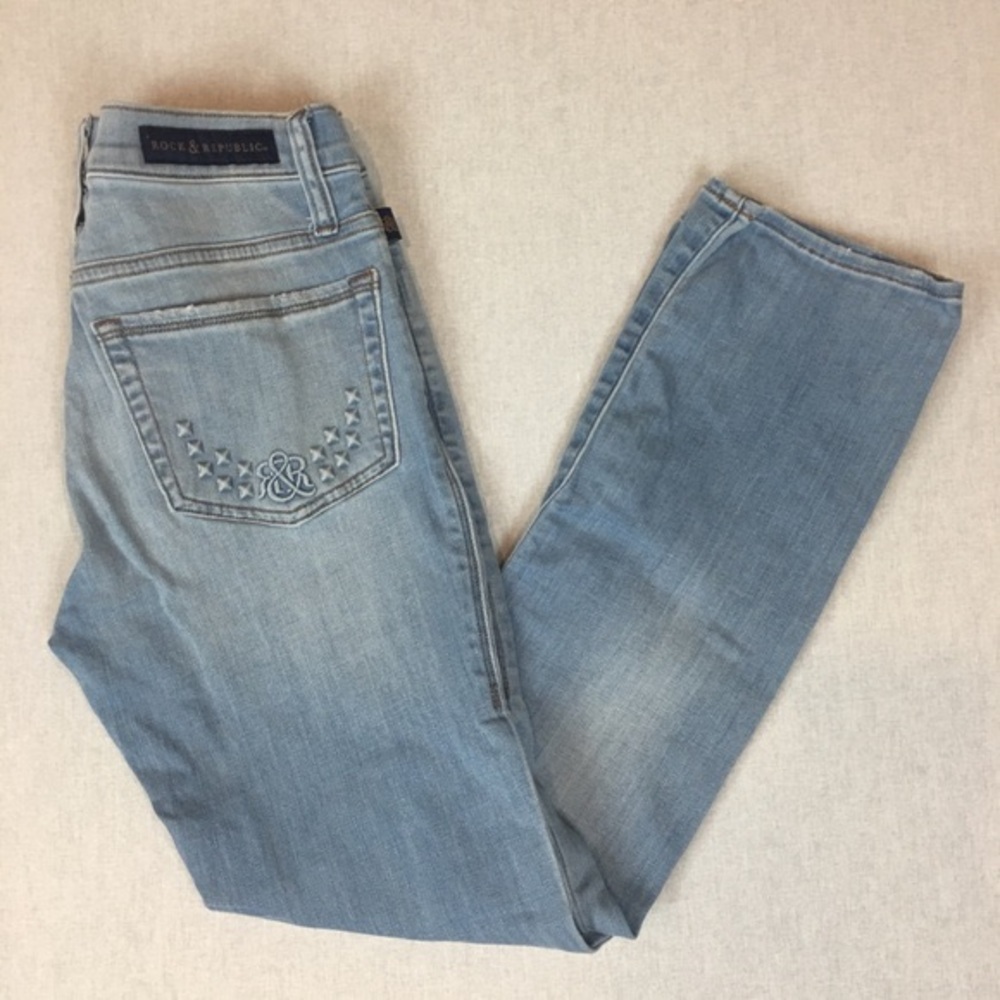 Rock and Republic cropped denim jeans